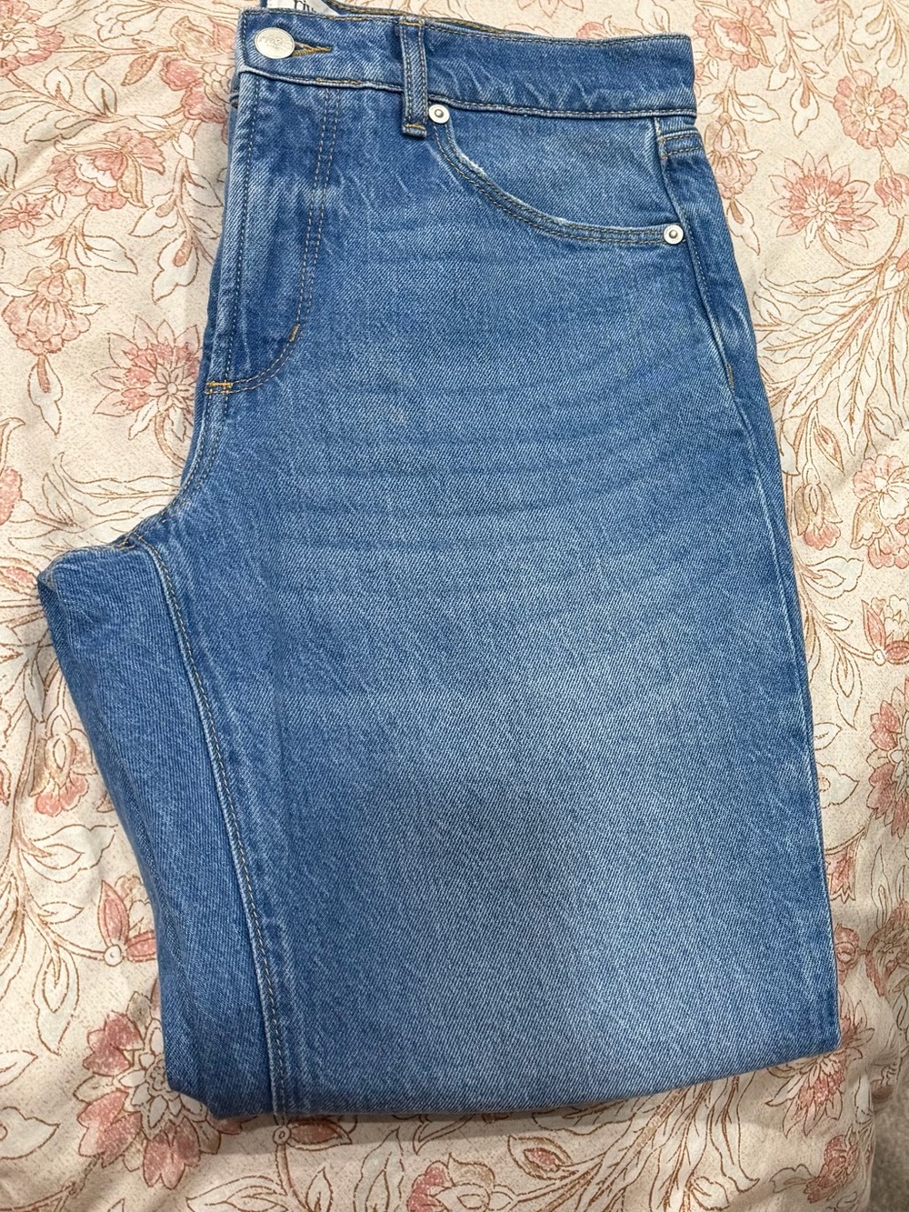 Loft Rivete Petite Blue Denim Jeans